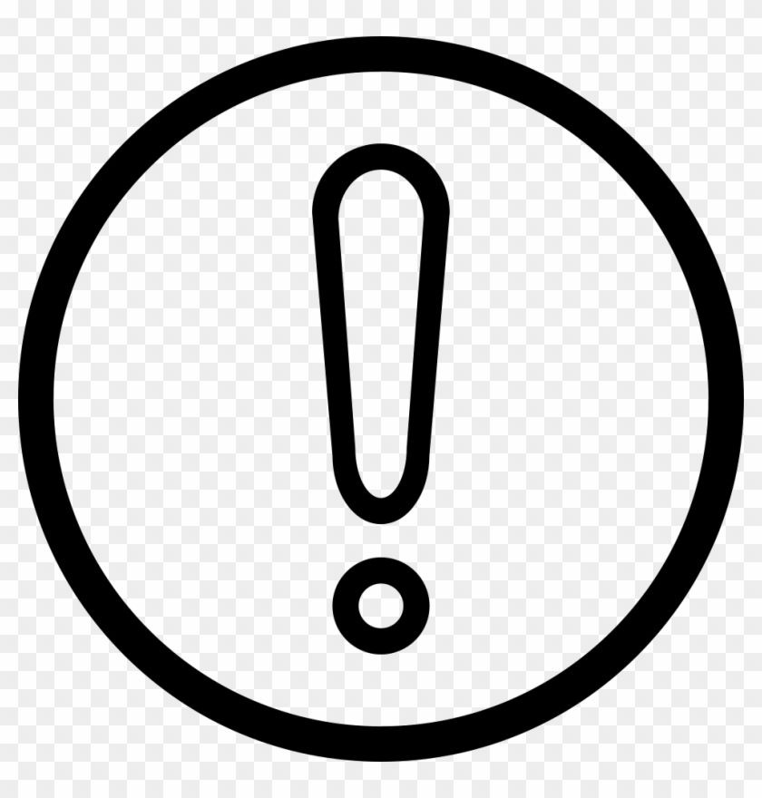 Exclamation Mark Comments - Question Line Icon Png Clipart
