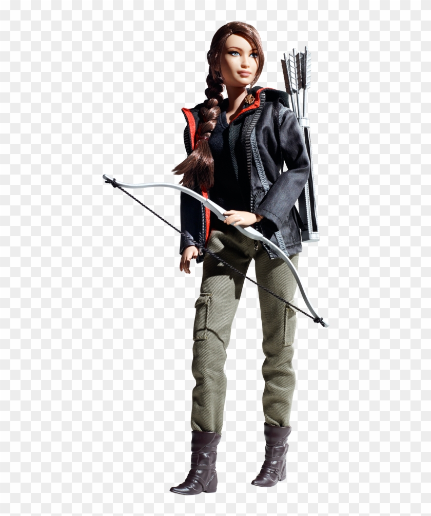 The Katniss Everdeen-barbie Doll - Hunger Games Katniss Doll Clipart