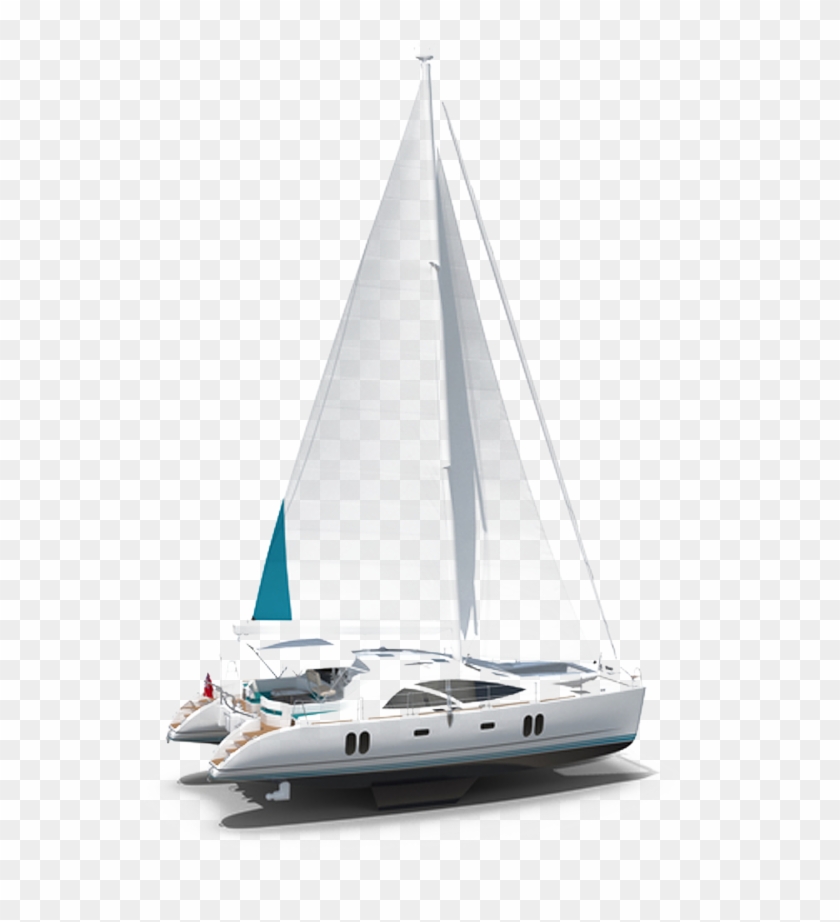 Sailing Vector Sea Boat - Парусная Яхта Png Clipart #296057