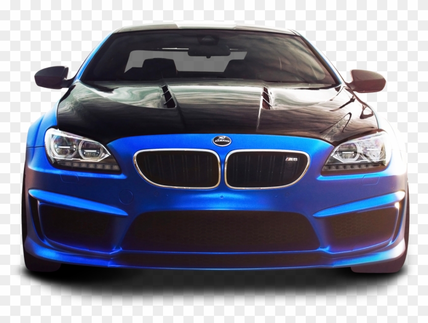 Bmw M6 Blue Car - Transparent Background Cars Png Clipart