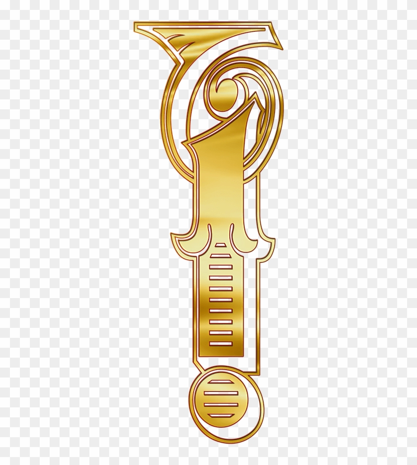 Cyrillic Exclamation Mark - Stylish I Letter Png Clipart