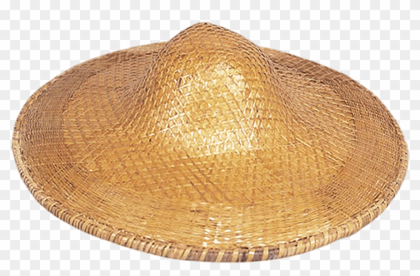 Chinese Rickshaw Hat - Asian Hats Clipart