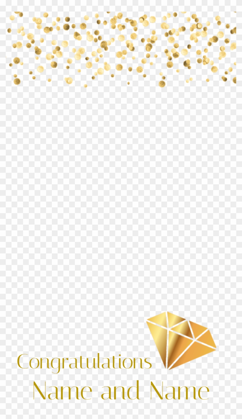 Transparent Gold Confetti Background Clipart #296615