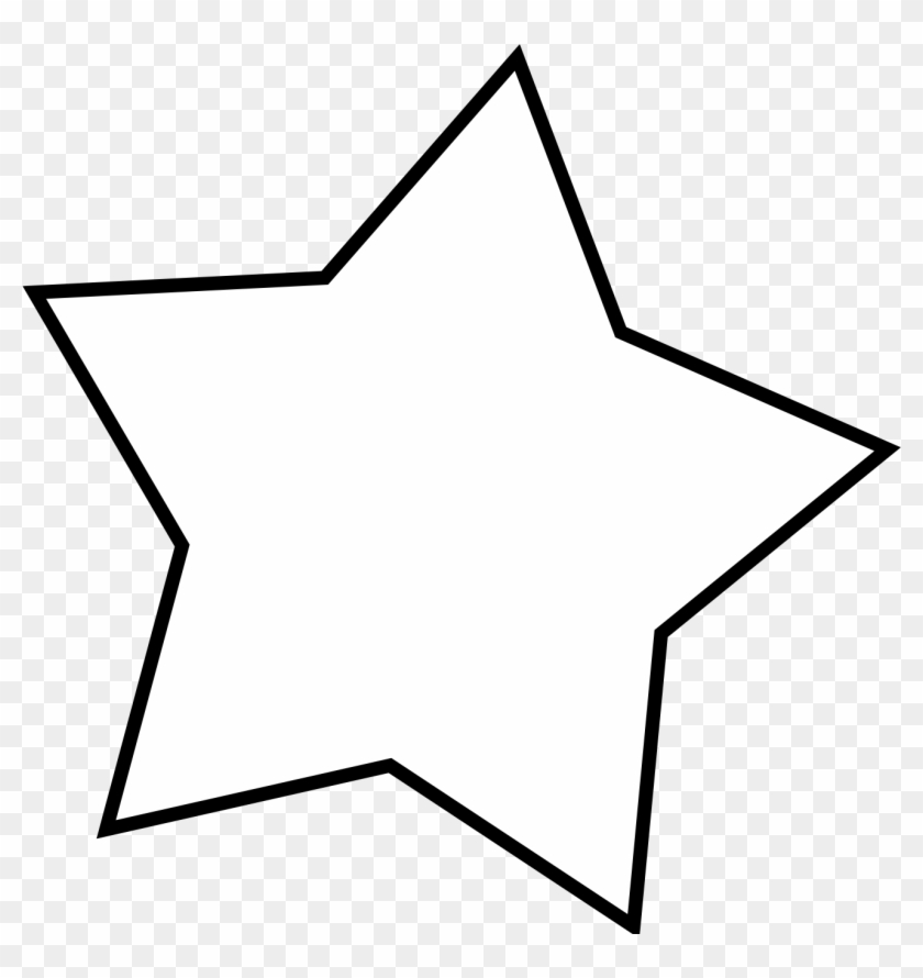 Star Clipart Png Black And White Banner Black And White - Star Black And White Clip Art Transparent Png