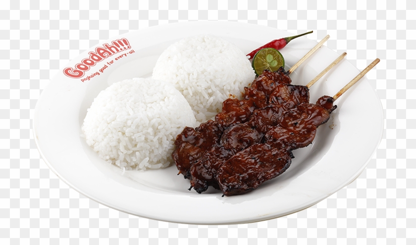 Pork Bbq - Steamed Rice Clipart