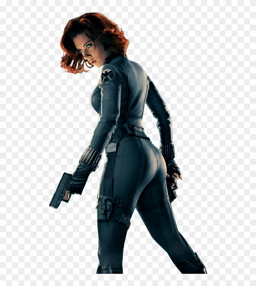 Black Widow Back Png - Black Widow Png Clipart #296999