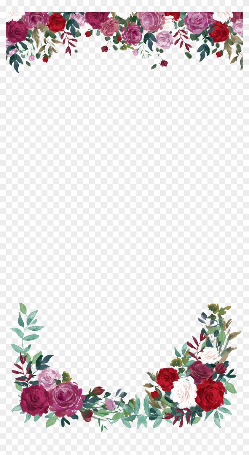 Snapchat Filters Clipart Rose - Garden Roses - Png Download