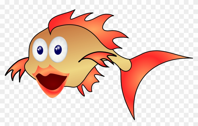 Goldfish-47022 1280 - Fish Clip Art - Png Download #297370