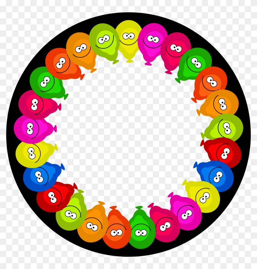 Colorful Circle Border Png Clipart