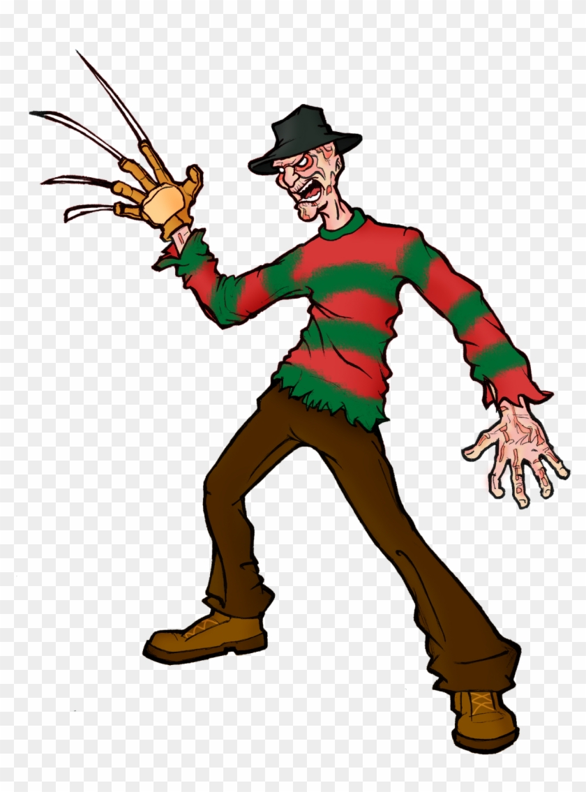 Freddy Krueger - Freddy Krueger Cartoon Drawing Clipart