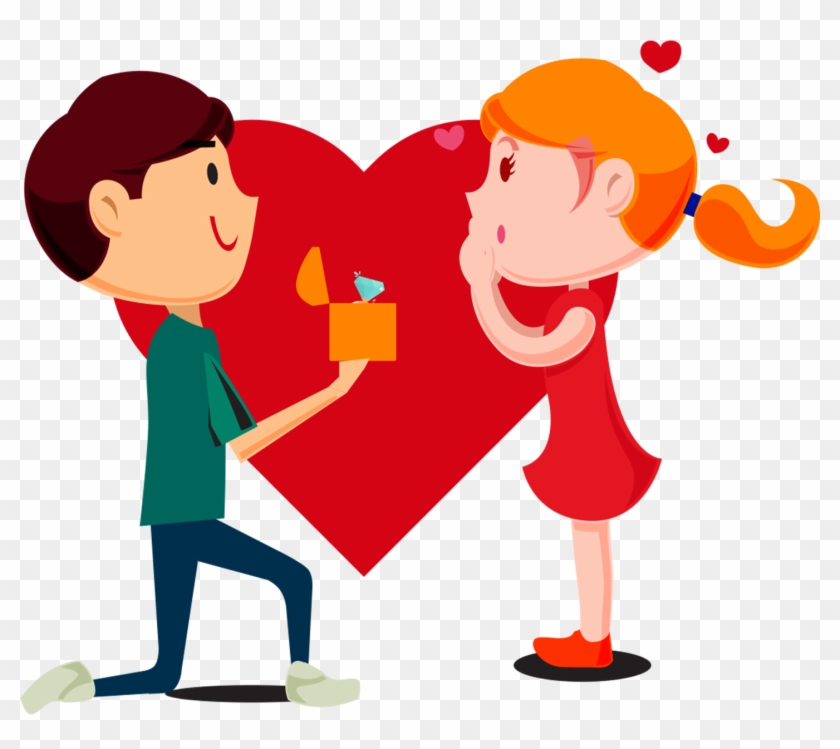 Download - Love Couple Clipart Png Transparent Png #298156