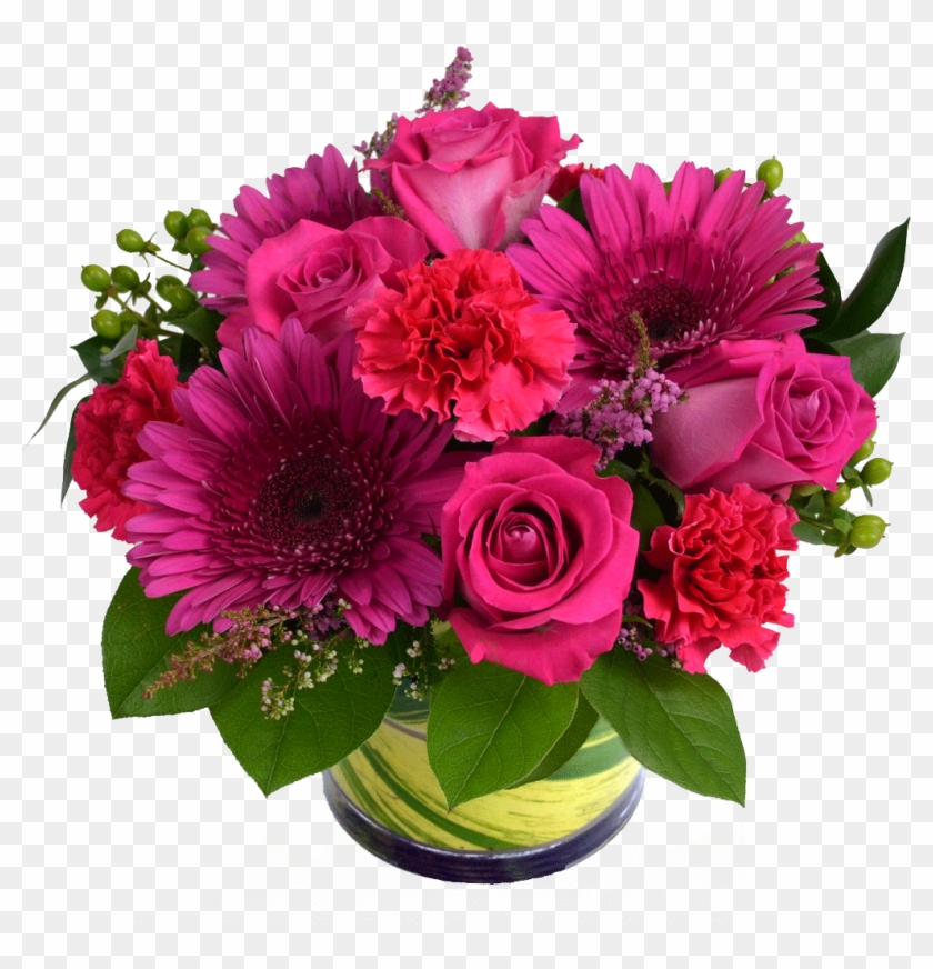Glorious Gerbera Pink Flowers - Bouquet Clipart