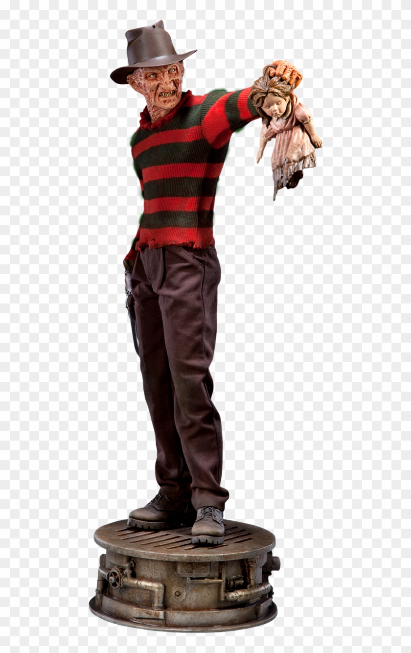 Freddy Krueger Premium Format™ Figure By Sideshow Collectibles - Nightmare On Elm Street 7 Figur Clipart