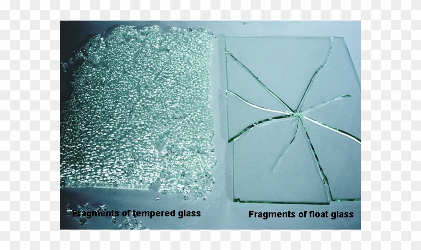 This Picture Displays Tempered Glass Cracking Compared - Toughened Glass Clipart