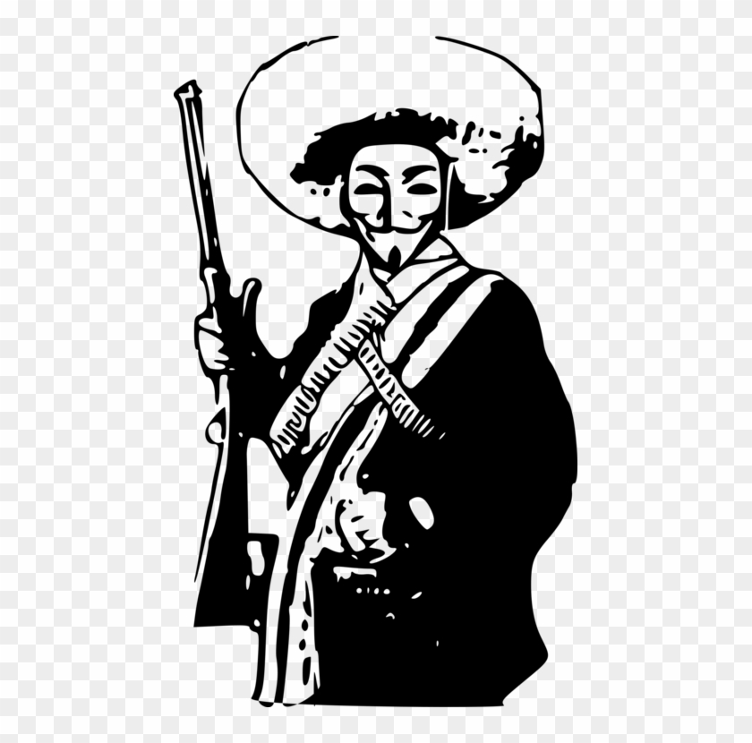 Clipart Anonymous Drawing - Anonymous Mask - Png Download