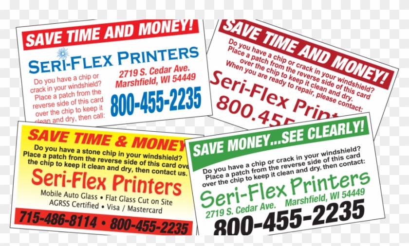 Windshield Patches - Flyer Clipart