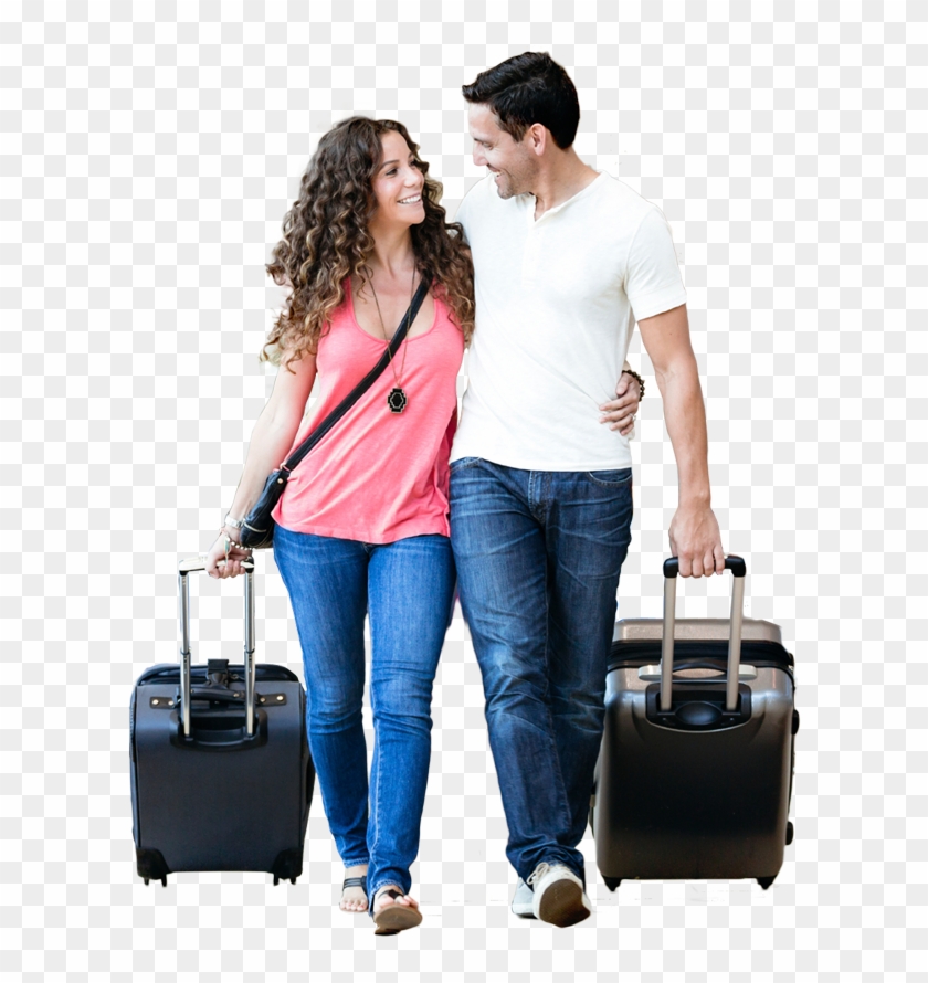 Couple Airport Png - Airport Passenger Png Clipart