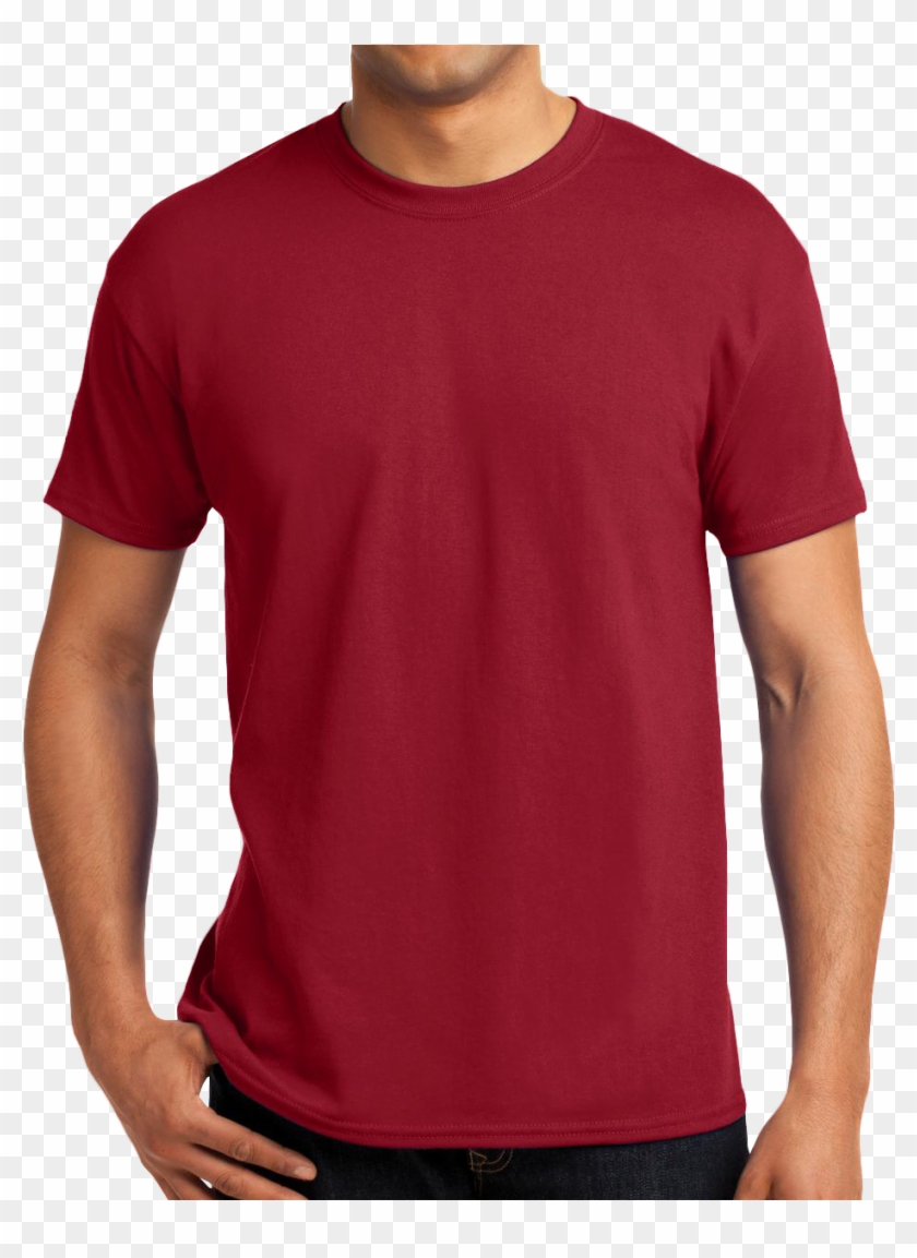 Comfortblend ® Ecosmart ® 50/50 Cotton/poly T Shirt - Gildan 2000 Heather Cardinal Clipart #298951