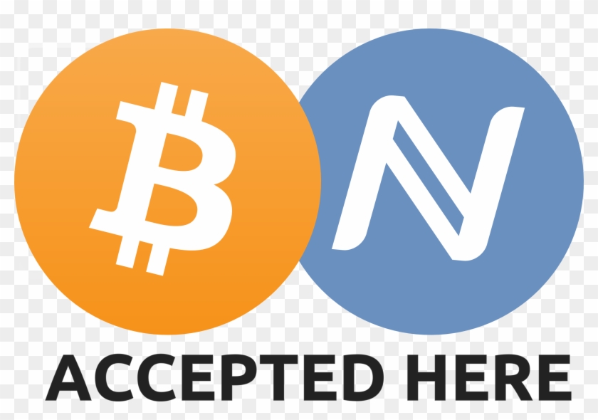 Bitcoin & Namecoin Accepted Here Sign - Bitcoin Logo Accepted Png Clipart #298954
