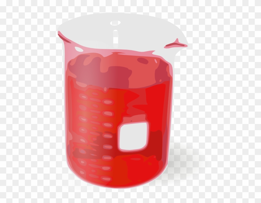 Small - Beaker With Red Liquid Clipart