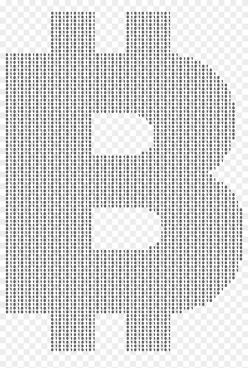 This Free Icons Png Design Of Bitcoin Logo Binary 2 Clipart #299278