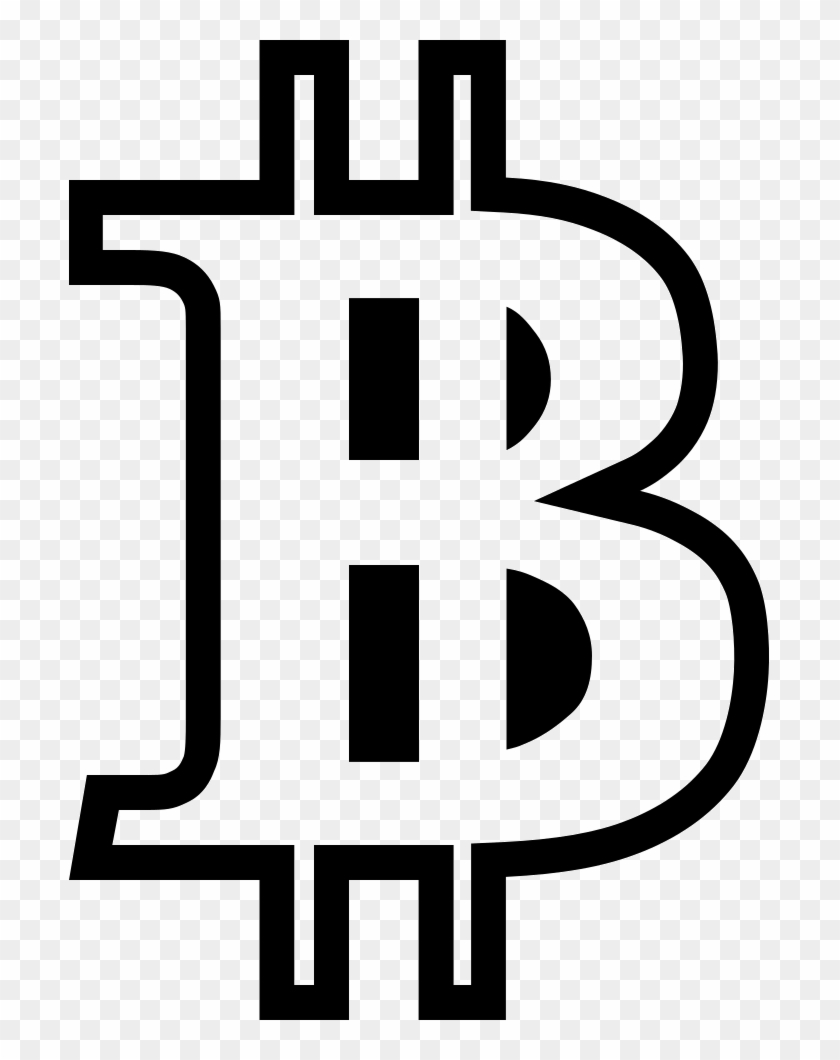 Png File - Bitcoin Logo White Png Clipart
