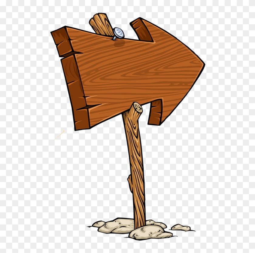 Wood Sign Arrow Png Clipart #299429