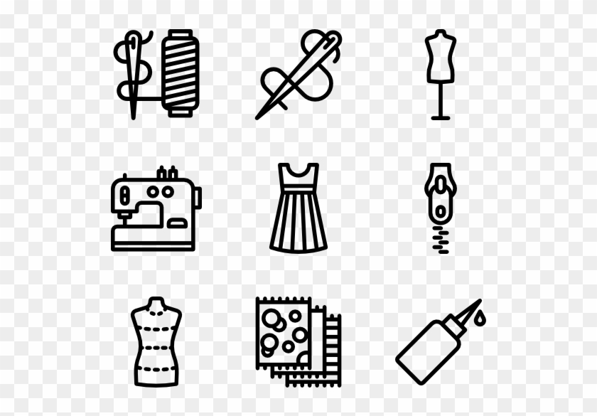 Sewing Elements - Sew Icon Clipart #299453