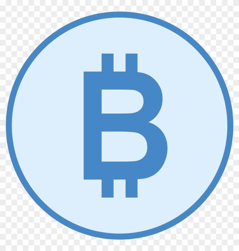 Bitcoin Png - Blue Bitcoin Png Clipart