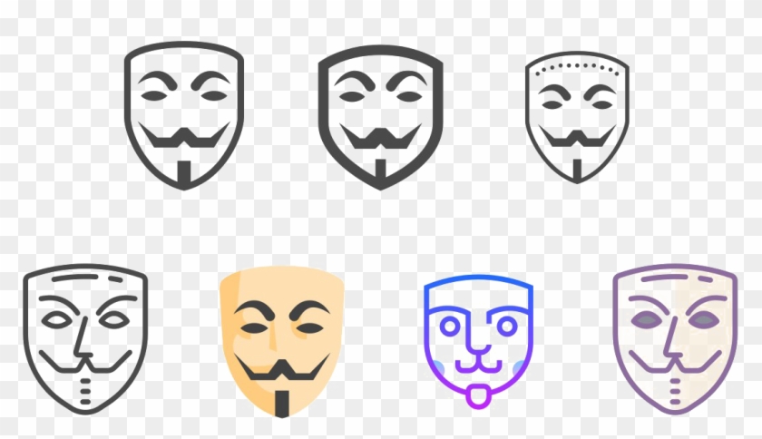 Anonymous Mask Png Transparent Background Clipart