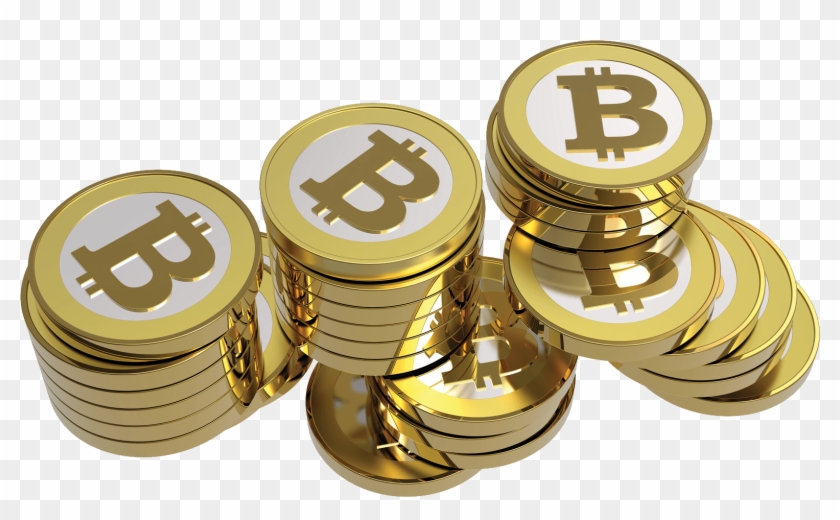 Bitcoin Logo - Stack Of Bitcoins Clipart