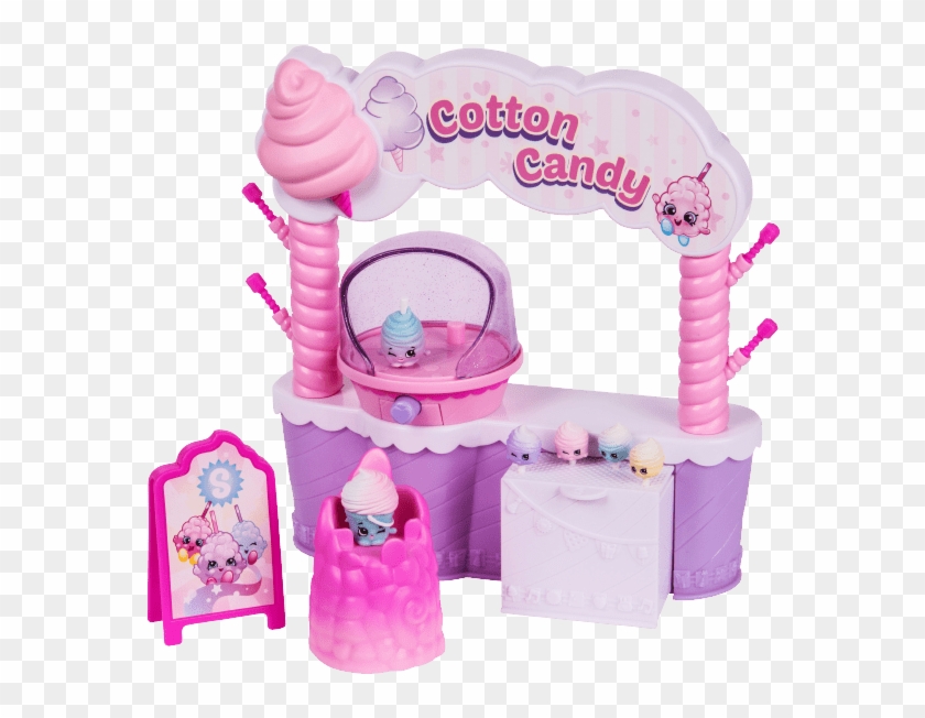 Shopkins Season 7 Cotton Candy Playset - Shopkins Cotton Candy Playset Clipart #299836