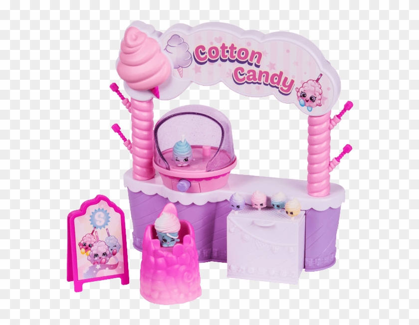 Shopkins Season 7 Cotton Candy Playset Shopkins Cotton Candy Playset Clipart 299836 Pikpng