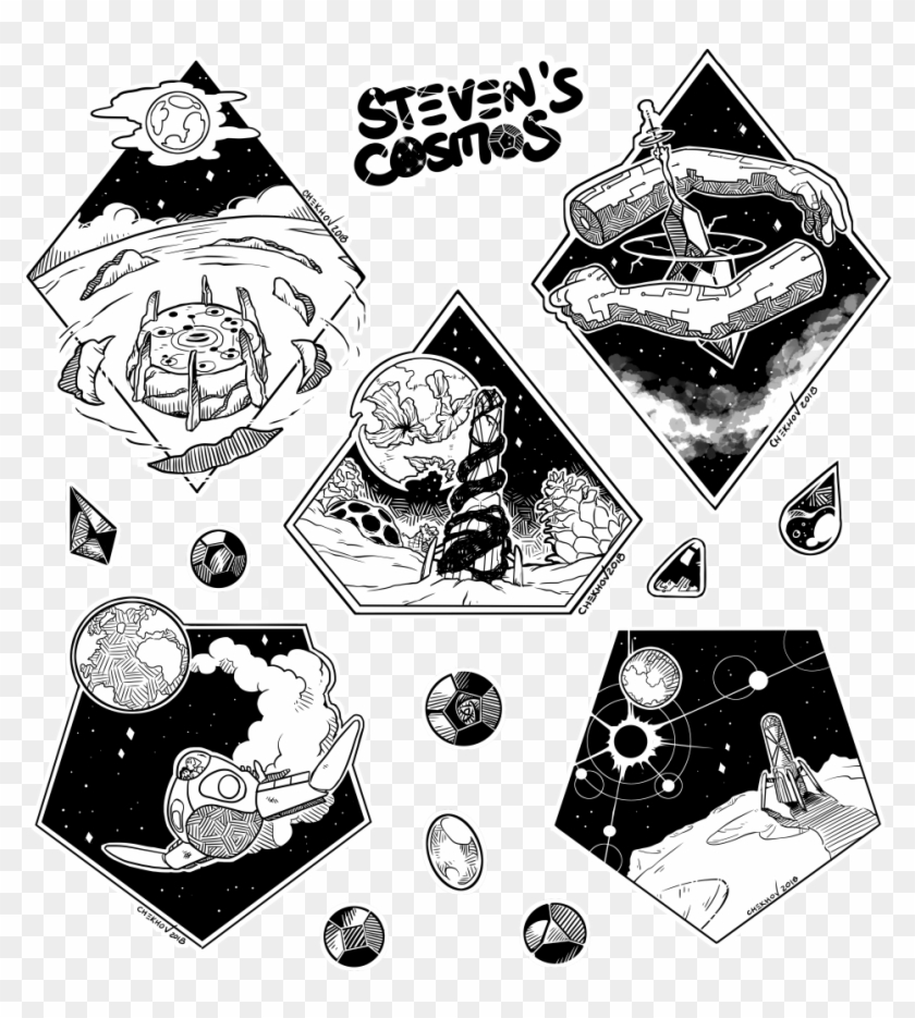 Stickers Black And White Clipart