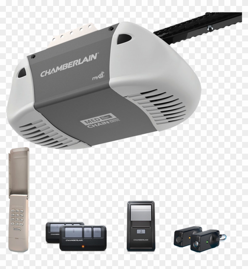 C410 Durable Chain Drive Garage Door Opener With Med - Chamberlain C410 Clipart #2900674