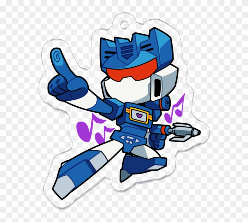 G1 Soundwave Keychain - Cartoon Clipart