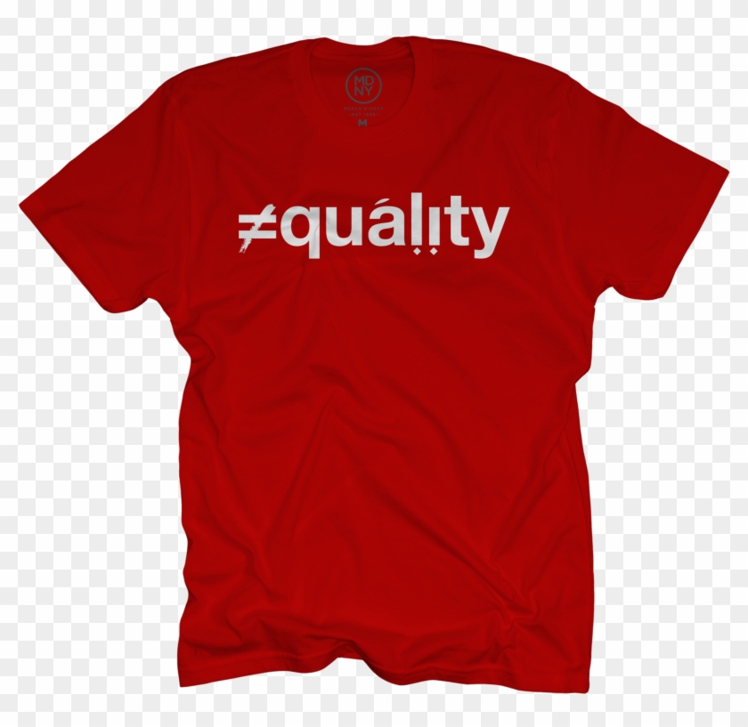 Equality On Red T-shirt Clipart #2901403