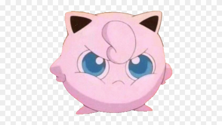 #pokemon #jigglypuff #anime #cute #pink #kawaii #grumpy - Jigglypuff Meme Clipart #2901609