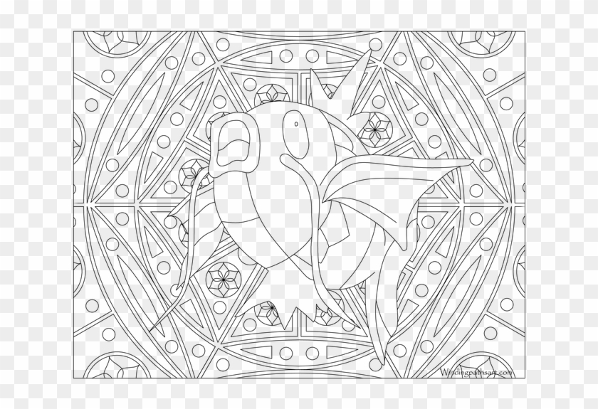 Magikarp Pokemon - Pokemon Adult Coloring Pages Clipart #2901675