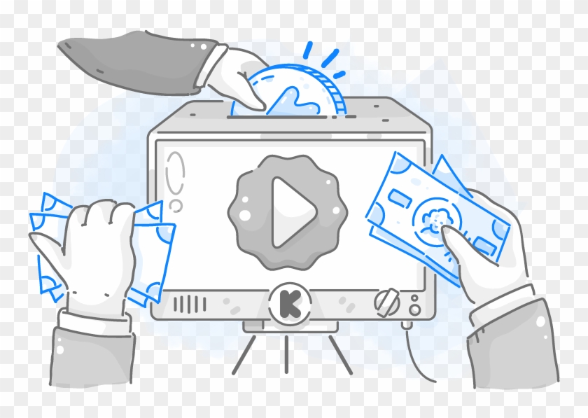 Kickstarter Video Production Services - Cartoon Clipart #2902083