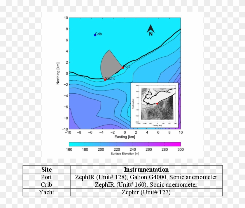 The Thick Dark Line Is The Coastline Of Lake Erie - Illustration Clipart #2902119