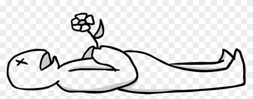 Death Flower Lies Corpse Png Image - Corpse Clipart Transparent