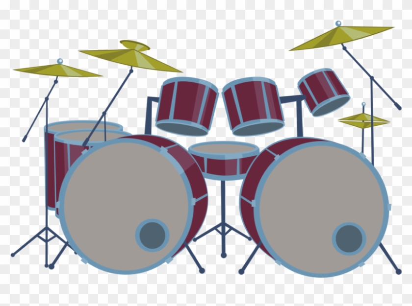 Drums Set Pictures - Cartoon Drum Set Png Clipart