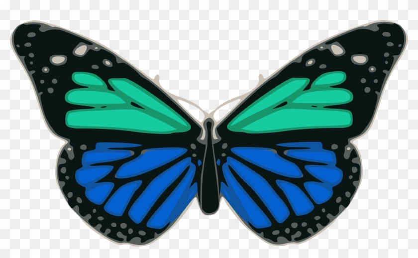 This Free Icons Png Design Of Butterfly 02 Turquoise - Butterfly Clipart