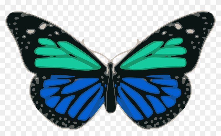 This Free Icons Png Design Of Butterfly 02 Turquoise - Butterfly Clipart #2902773