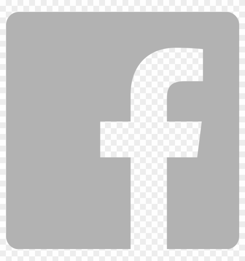 Facebook - Facebook Logo Vector Grey Clipart