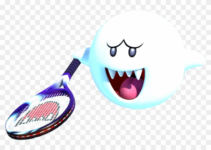 Out Of All Of The Possible Villains From The Mario - Boo Tennis Clipart #2903199