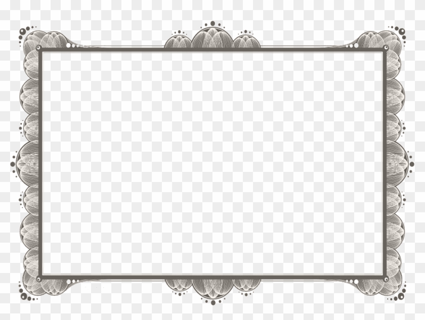 Certificate Border Blank Bronze Png Image - Border For Certificate Of Recognition Clipart #2903231