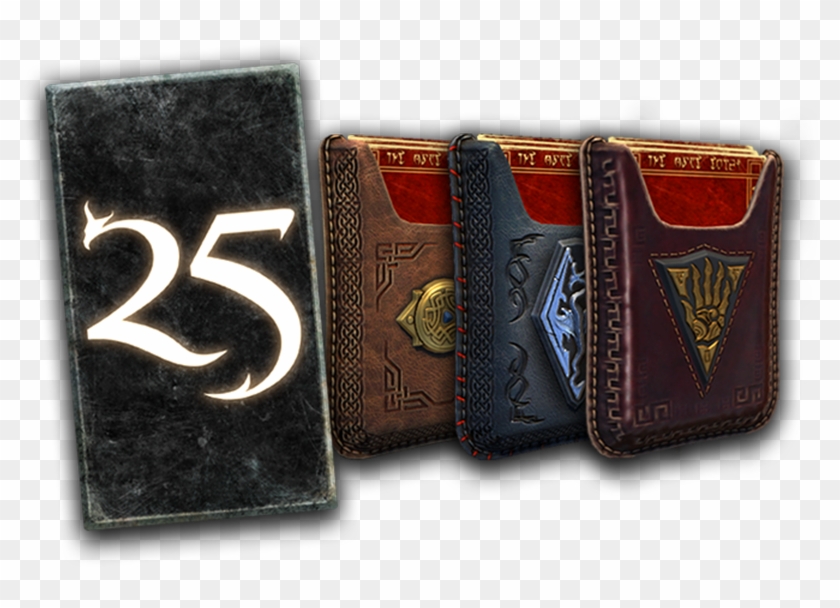 Tes25 Tesl Card Back In-body - Wallet Clipart