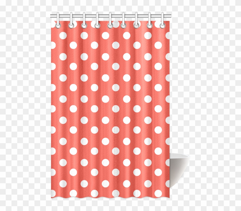 Red Polka Dot Pencil Skirt Clipart #2903350